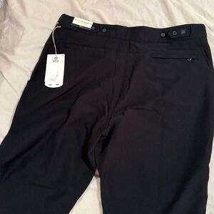 NWT Royal Robbins Black Paseo Stretch Nylon Traveler UPF Pants Slim 16 (36x28)